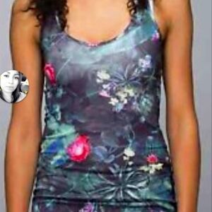 Lululemon Athletica Floral Tank Top - Extra Long.